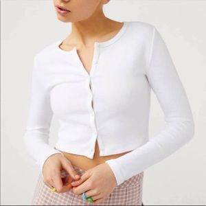 Sunday Best Aritzia White Button Up Long Sleeve